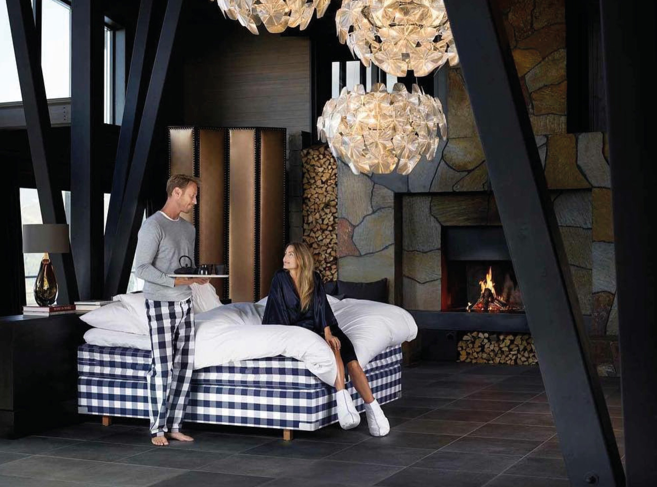 Hästens boxspring showroommodel bij MW Bedden & Slapen Breda